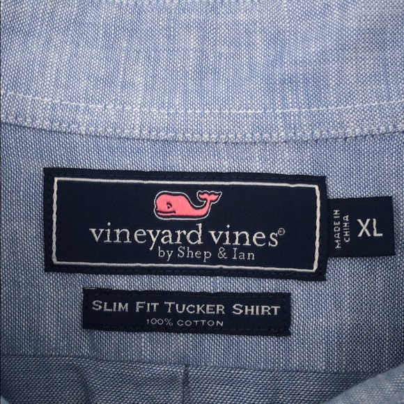 Vineyard Vines LS Heather Button Down - Picture 3 of 3